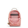 Seoul Small Printed Tablet Backpack, Flashy Pink, small