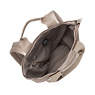 Dany Metallic Convertible Tote Backpack, Metallic Glow, small