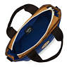 Minta Shoulder Bag, Black Blue Beige, small
