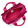 Cool Elysia Medium Satin Shoulder Bag, Fuchsia Night M, small