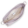 Aras Shoulder Bag, Gleam Silver, small