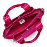 Cool Elysia Small Satin Shoulder Bag, Fuchsia Night M, small