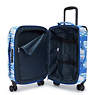Spontaneous Small Printed Rolling Luggage, Diluted Blue, small