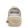 Seoul Large Printed 15" Laptop Backpack, Sign Beige Emb, small