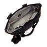 Karumi Tote Bag, Black Sateen, small