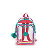 Jacinta Clear Backpack, Peacock Pop Multi, small