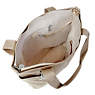 Alexandra Metallic Tote Bag, Champagne Metallic, small