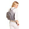Alina Embossed Backpack, Rose Black, small