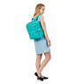 Caity Medium Printed Backpack, Polar Blue, small