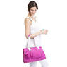 Missy Handbag, Strawberry Pink Tonal Zipper, small