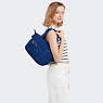 Art Mini Shoulder Bag, Deep Sky Blue, small