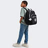 Seoul Large 15" Laptop Backpack, True Black Fun, small