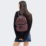 Seoul Small Printed Tablet Backpack, Dancing Bouquet, small