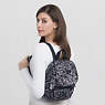 City Pack Mini Printed Backpack, Poseidon Black, small