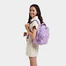 Seoul Small Printed Tablet Backpack, Galaxy Metallic, small