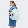 Seoul Large Metallic 15" Laptop Backpack, Blue Sky Metallic, small