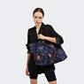 Art Medium Anna Sui Tote Bag, Black Camo Embossed, small