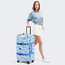 Spontaneous Large Printed Rolling Luggage, Diluted Blue, small
