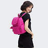 City Zip Small Backpack, Glowing Fuchsia, small