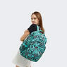 Seoul Large Printed 15" Laptop Backpack, Leopard Flower, small