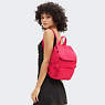 Joetta Smooth Satin Backpack, Simply Fucshia, small