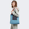 Annas Tote Bag, Pool Blue, small