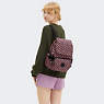 City Zip Small Printed Backpack, Dancing Bouquet, small