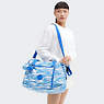 Art Medium Baby Printed Diaper Bag, Diluted Blue, small
