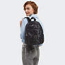 Delia Printed Backpack, Black 3D K JQ, small