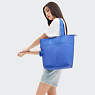 Hanifa 15" Laptop Tote Bag, Havana Blue, small