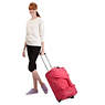 Discover Small Carry-On Rolling Luggage Duffle, True Pink, small