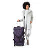 Cyrah Large Printed Rolling Luggage, Purple Lila, small