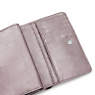 Pixi Medium Metallic Organizer Wallet, Smooth Silver Metallic, small