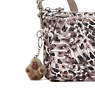 Mikaela Printed Crossbody Bag, Leopard Feathers, small