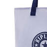 Hip Hurray Packable Tote Bag, Lavender Navy, small