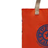 Hip Hurray Packable Tote Bag, Rapid Red Block, small