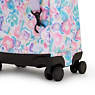 New Zea 15" Printed Laptop Rolling Backpack, Aqua Flowers, small