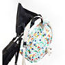 Zax Printed Backpack Diaper Bag, Krispy Flower, small