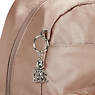 Maisie Metallic Diaper Backpack, Rose Gold Metallic, small