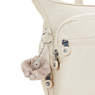 Gabbie Metallic Crossbody Bag, Beige Pearl, small