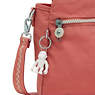 Elysia Shoulder Bag, Pink Mermaid Embossed, small