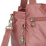 Elysia Metallic Shoulder Bag, Metallic Rust, small