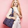 New Camryn Printed Laptop Handbag, Clear, small
