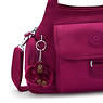 Felix Large Handbag, Purple Fig, small