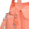 Felix Large Handbag, Peachy Coral, small