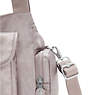 Felix Large Metallic Handbag, Hazelnut Metallic, small