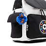 City Pack Medium Backpack, Black white Combo, small