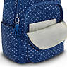 Seoul Small Printed Tablet Backpack, Soft Dot Blue, small