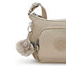 Gabbie Mini Printed Crossbody Bag, Sign Beige Emb, small