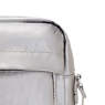 Salpino Metallic Crossbody Bag, Smooth Silver Metallic, small